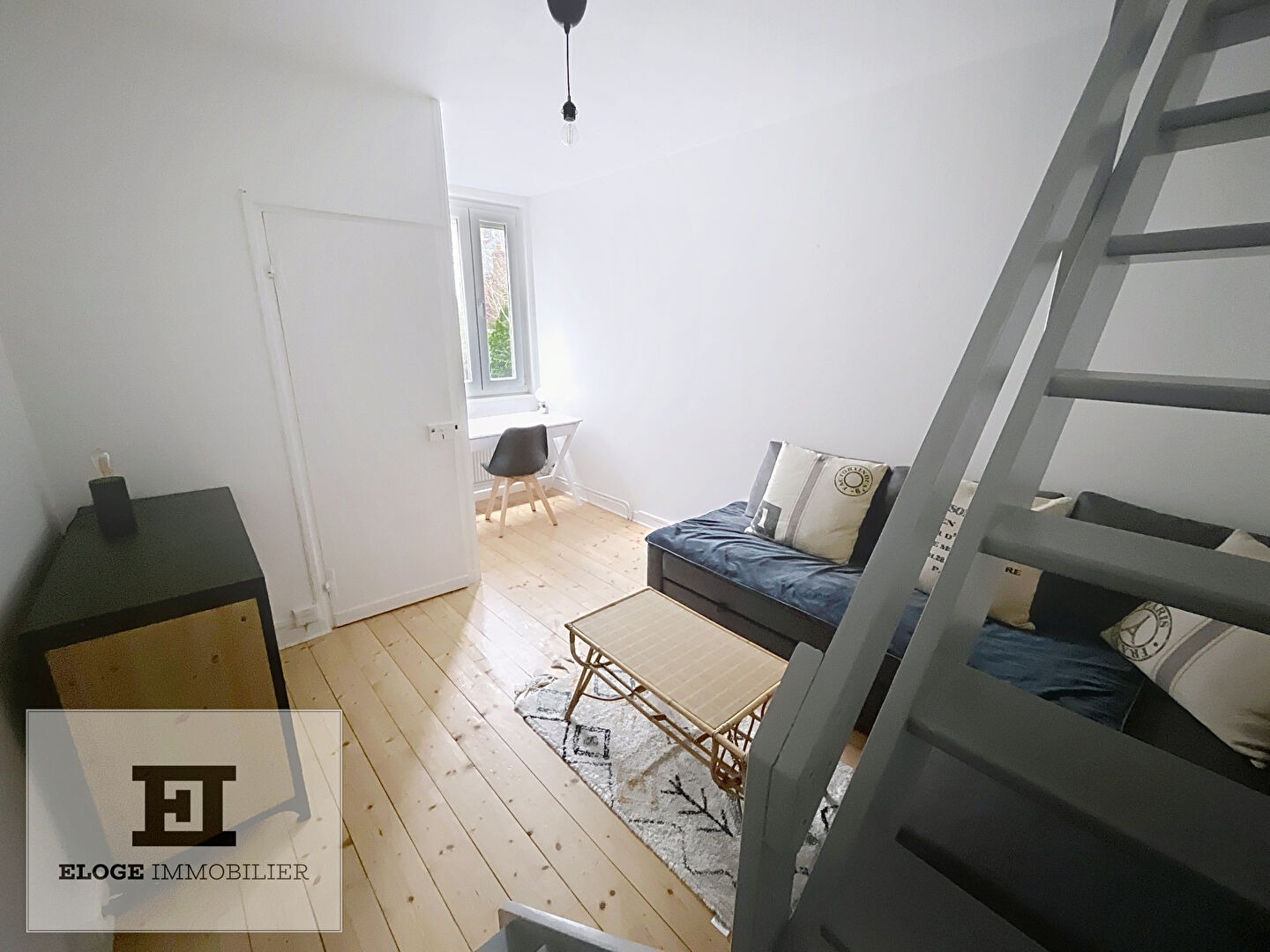 Maisonnette 2 pièces meublée de 41m2 - Rouen droite - Secteur Gare - St Maur
