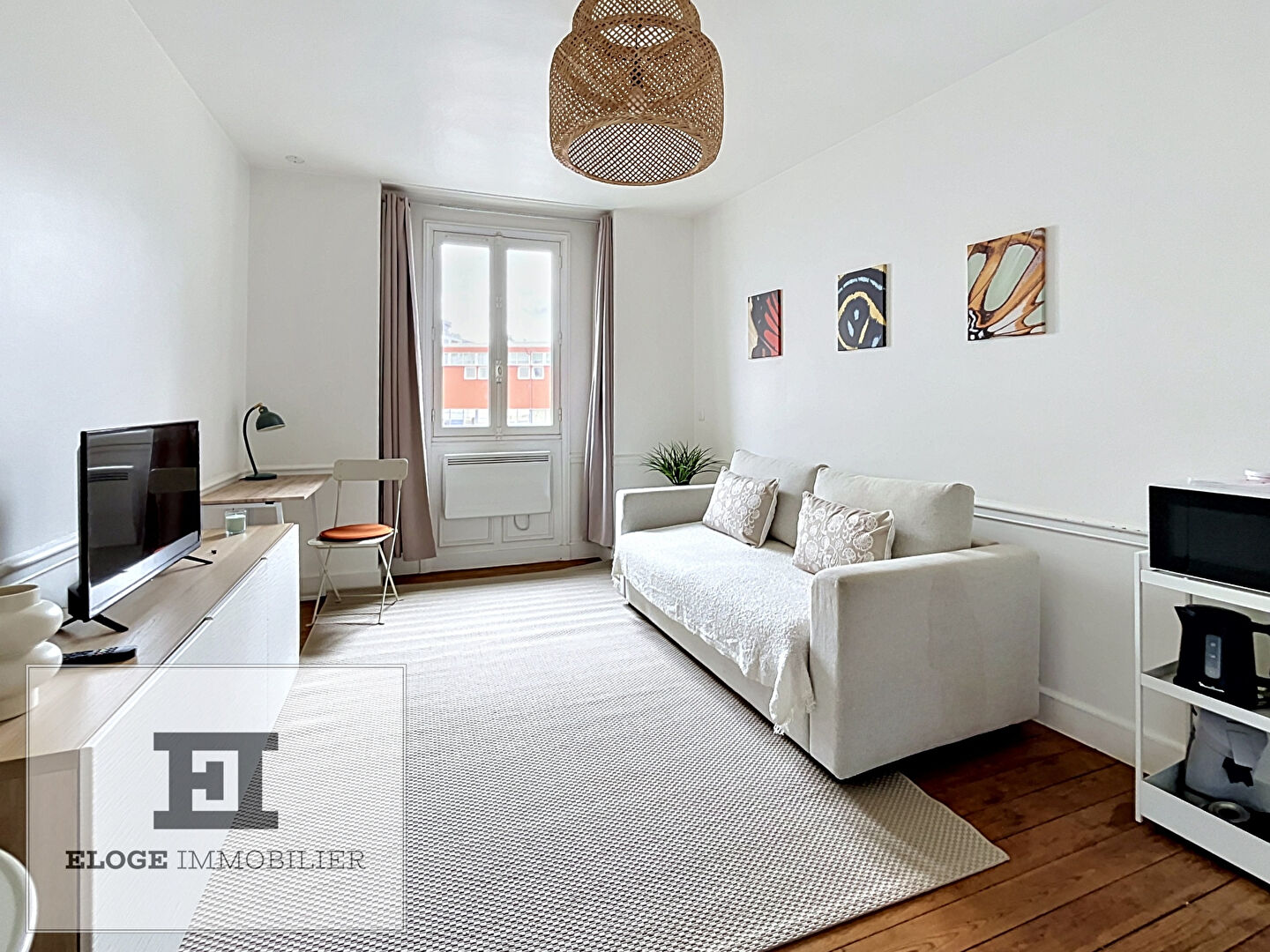 Appartement 1 pièce meublé de 22m² - Rouen droite - Secteur Gare